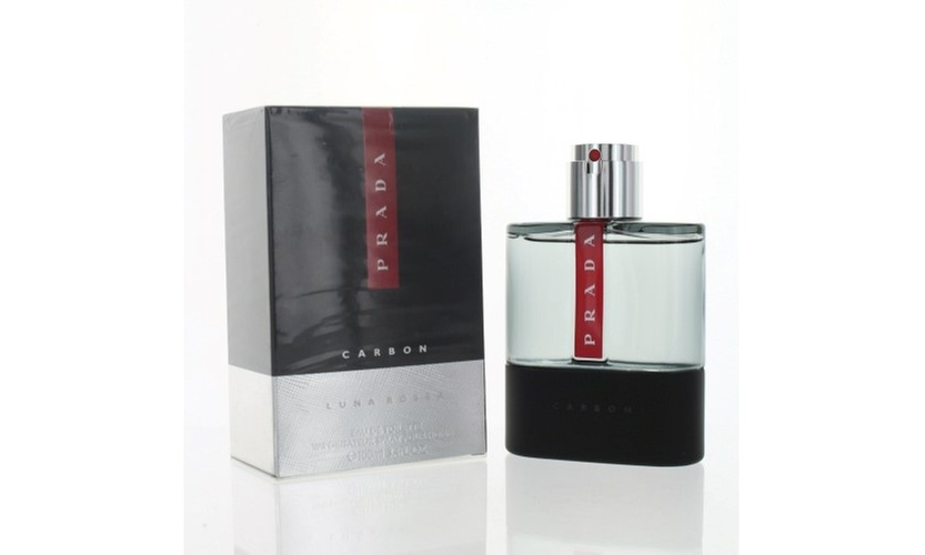 Prada Luna Rossa Carbon Eau de Toilette Spray for Men 3.4 Fl. Oz. BOXED
