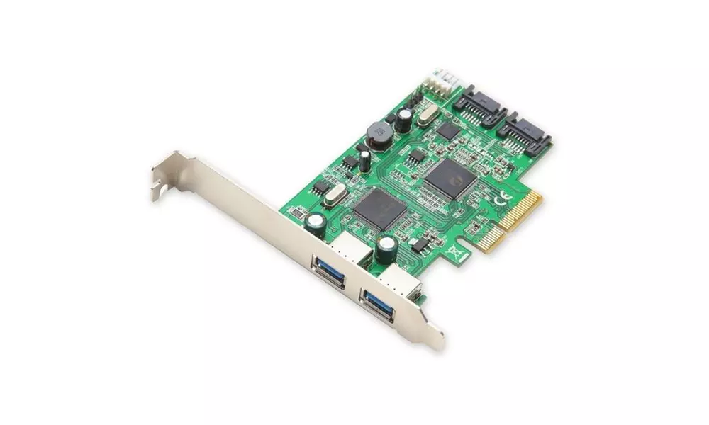 Syba Revision 2.0 PCIe 2.0 to USB 3.0  SATA 3 Combo Card with ASMedia - Primary Image