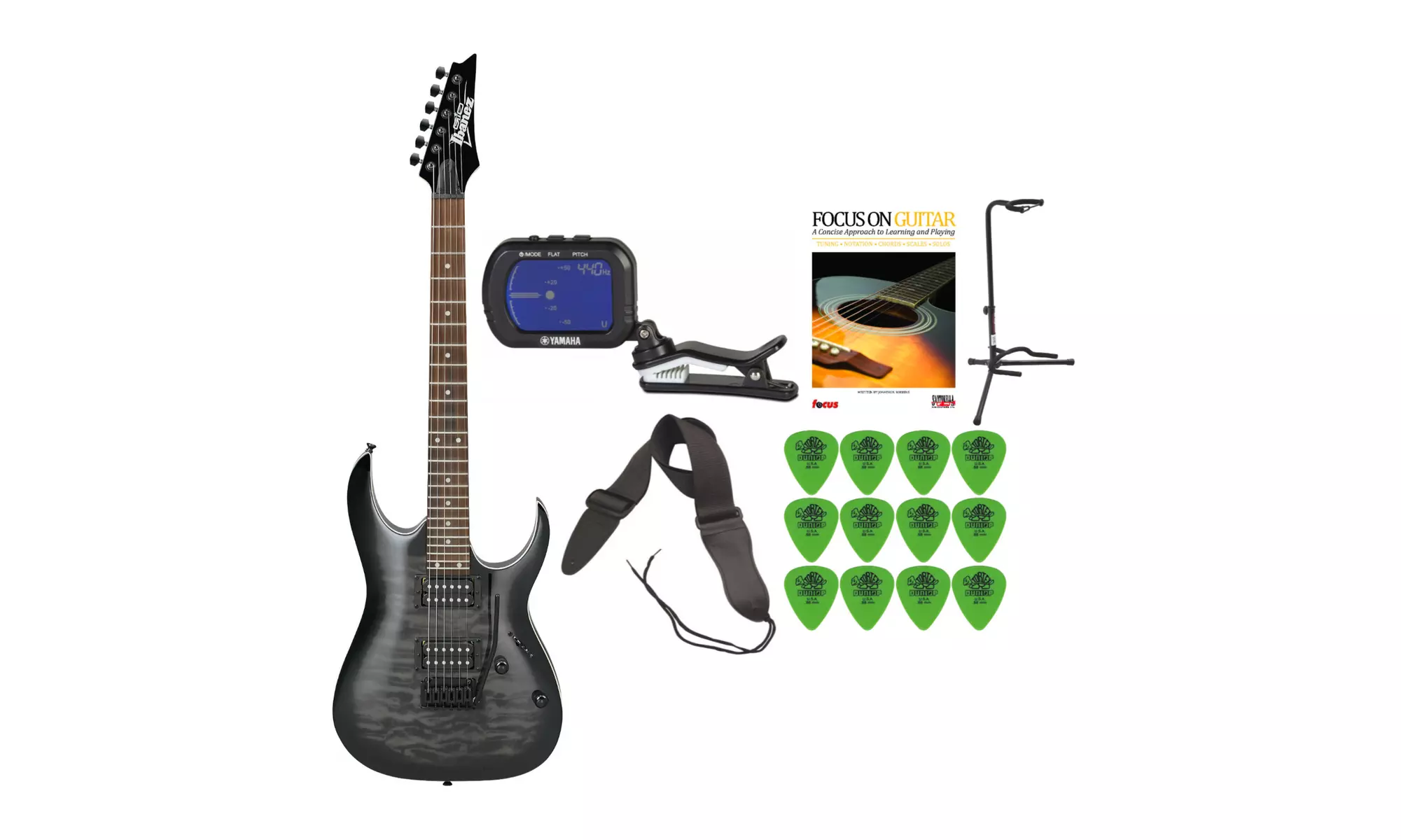 Ibanez GRGA 6-String Solid-Body Electric Guitar (Right Hand) Bundle - Primary Image