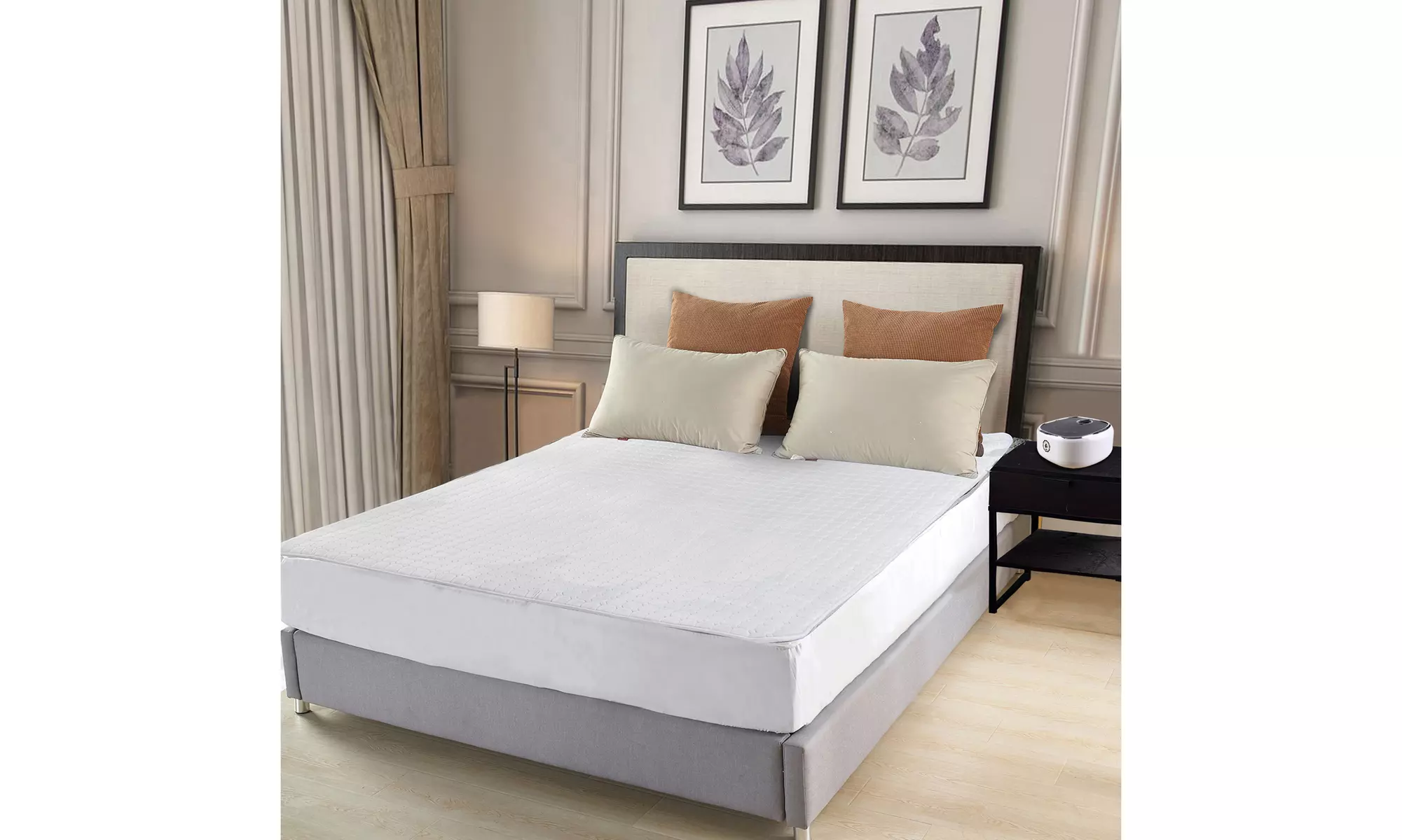 MerryHome Water Heated Mattress Pad,Mattress Topper Safe And Radiation-Free