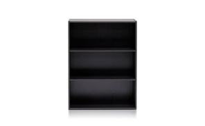  Furinno 11208EX Pasir 3-Tier Open Shelf, Espresso 