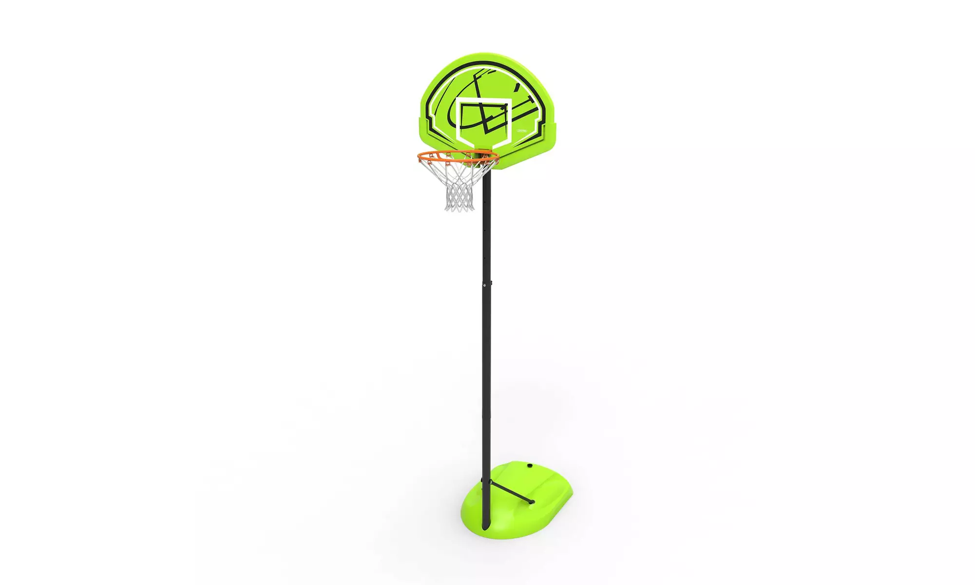 Lifetime Adjustable Youth Portable Basketball Hoop, Green, 90908 - Primary Image