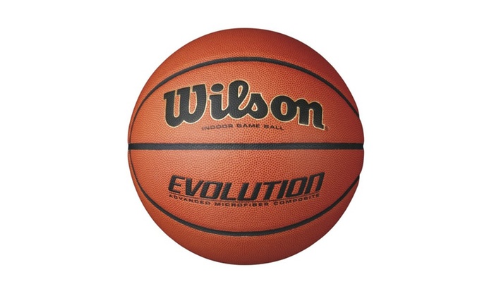 Wilson Evolution Intermediate Size Game Basketball | Groupon