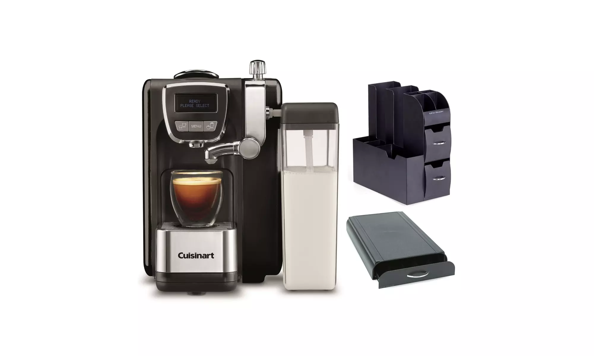 Cuisinart Espresso Defined EM-25 Espresso, Cappuccino and Latte Machine Bundle - Primary Image