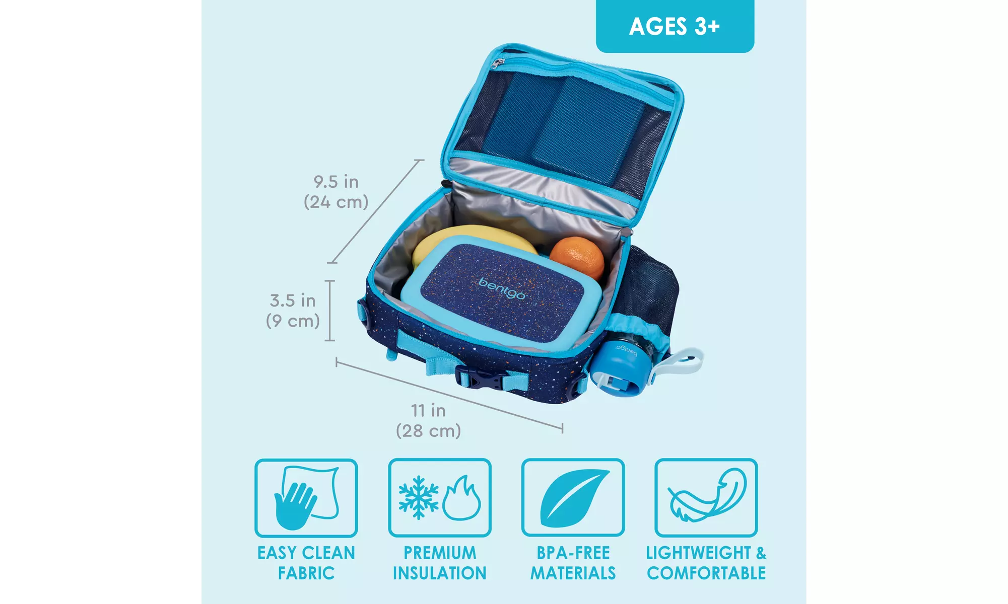 Bentgo Kids Lunch Bag - Durable and Double Insulated