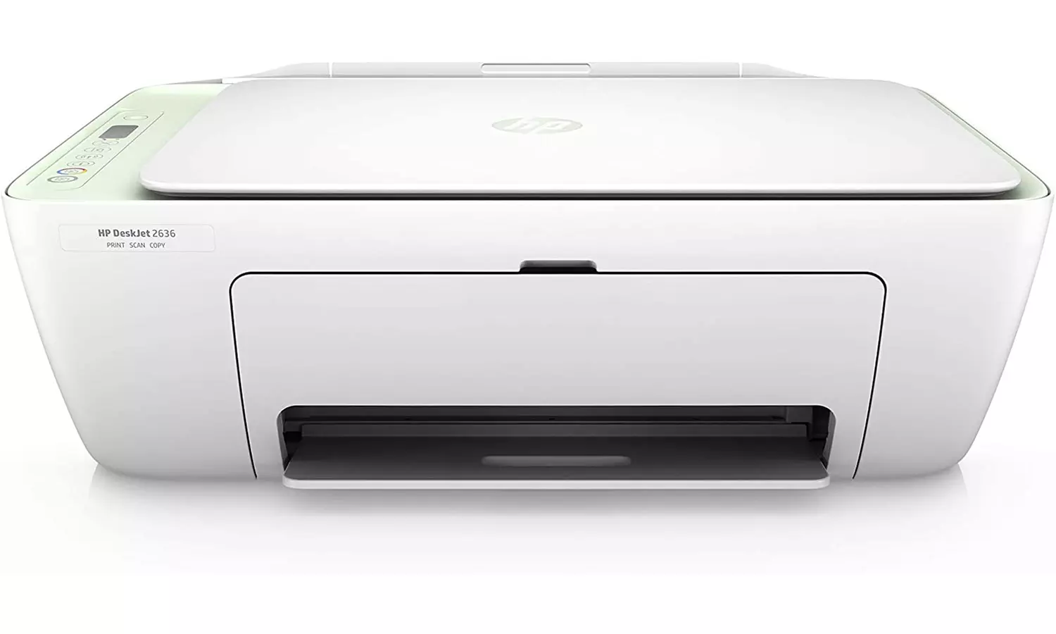 HP DeskJet 2636 Wireless All-in-One Color Inkjet Printer, (White)- Refurbished - Primary Image