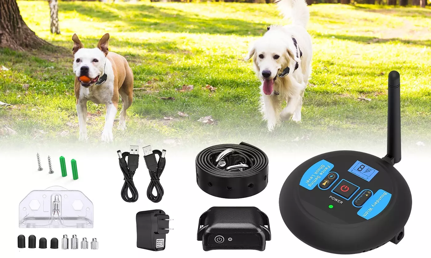 iMounTEK Wireless Electric Dog Fence System with Tone and Shock Containment