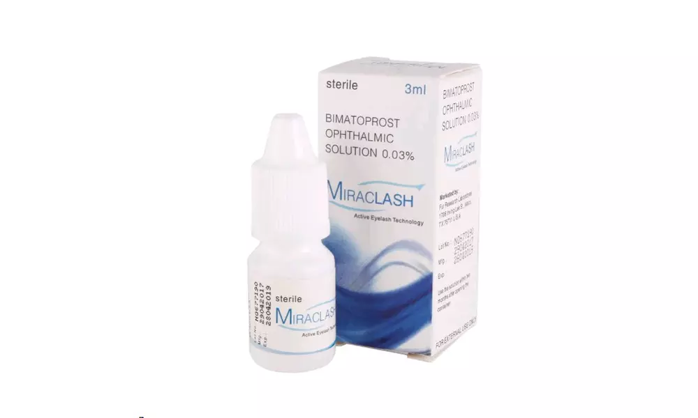 Miraclash (Generic Latisse) Eyelash Growth Serum Kit (3ml/Bottle) - 1/2/3 Pack - Primary Image