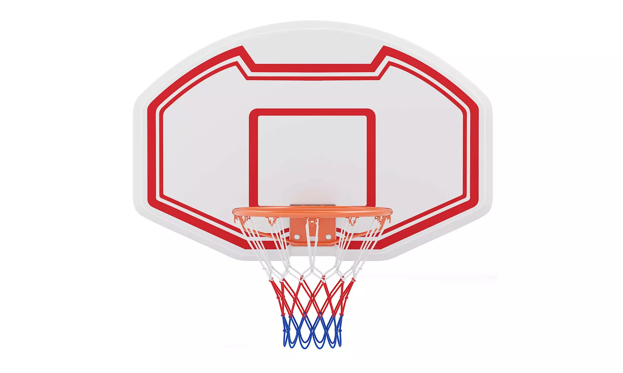 Costway Wall-Mounted Basketball Hoop with Shatter-Proof Backboard