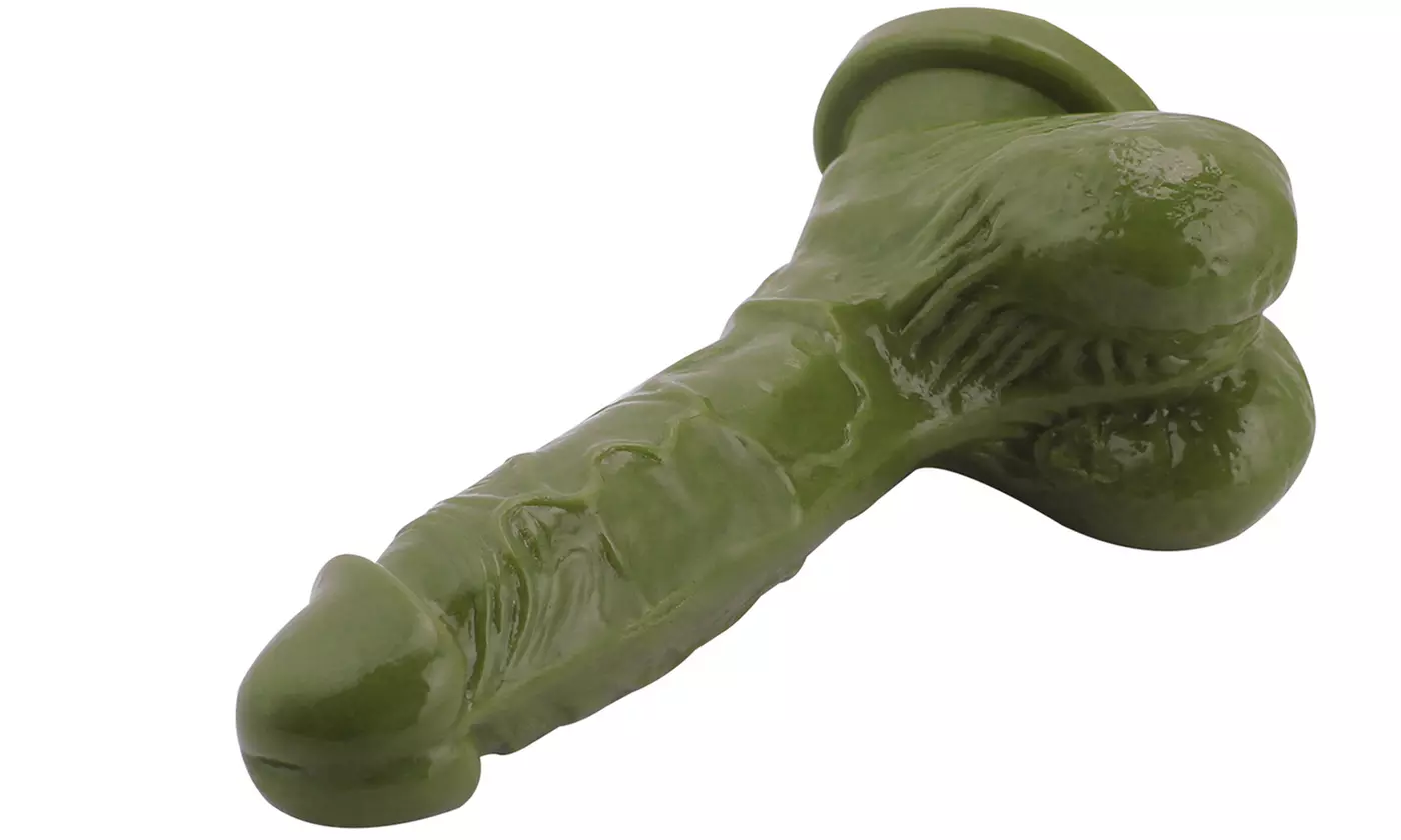 8 inch Realistic Dildo with Suction Cup, Beige color - Second Medium