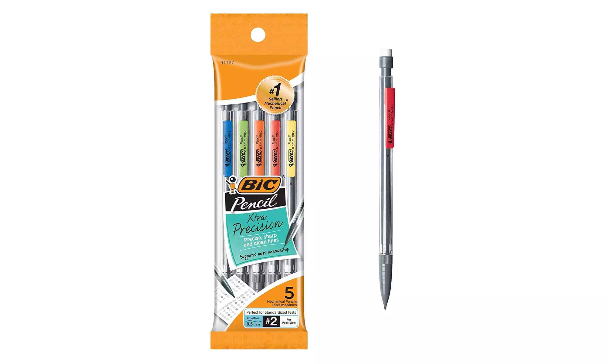 Bic Usa Inc BICMPFP51 Bic Mechanical Pencils - 0.5 mm.  - Second Medium