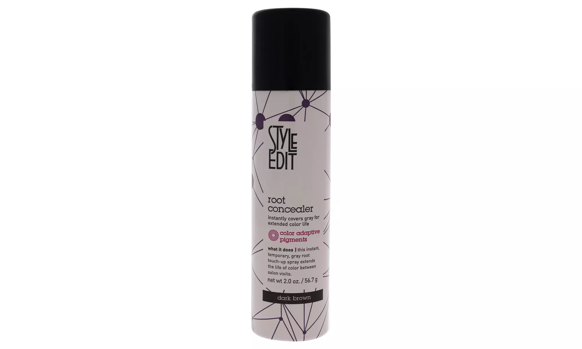 Style Edit Root Concealer Touch Up Spray - Dark Brown For Unisex 2 oz Hair Color - Primary Image