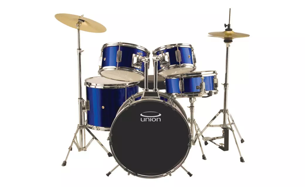 Union - UJ5 5pc Junior Drum Set - Dark Blue - Primary Image