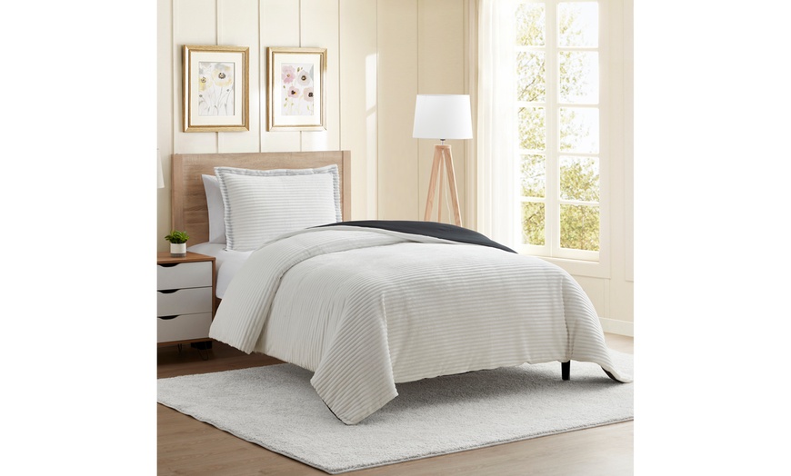 Up To 58% Off On Nestl Plush Duvet Cover Set -... | Groupon Goods