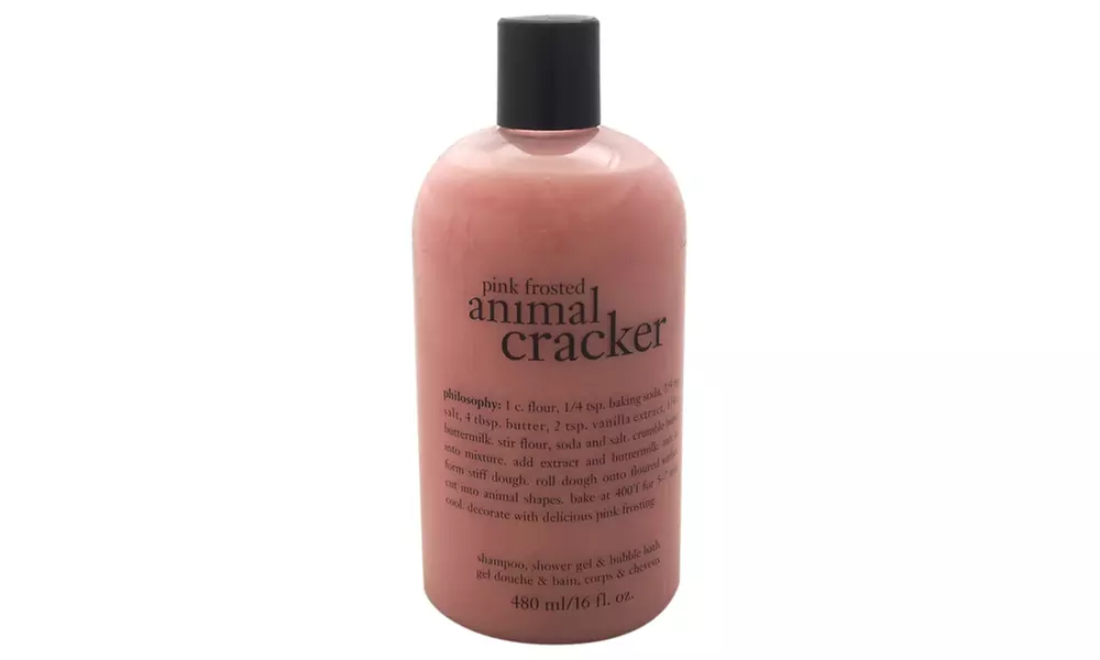 Philosophy Pink Frosted Animal Cracker Shampoo, Bubble Bath, and Shower Gel (16 Fl. Oz.) - Second Medium