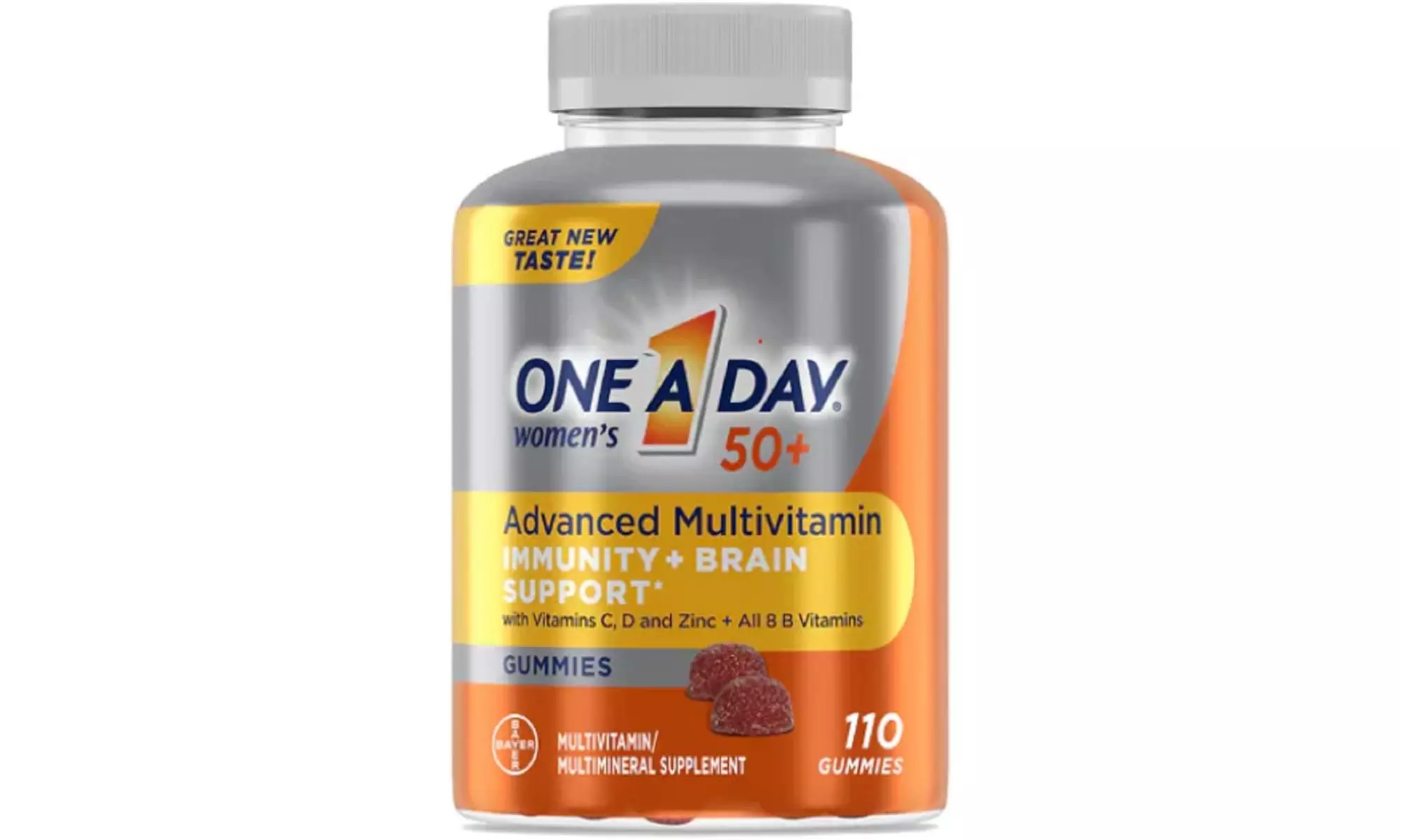 One A Day Women 50 plus Gummies Advanced Multivitamin with Brain Support - Primary Image