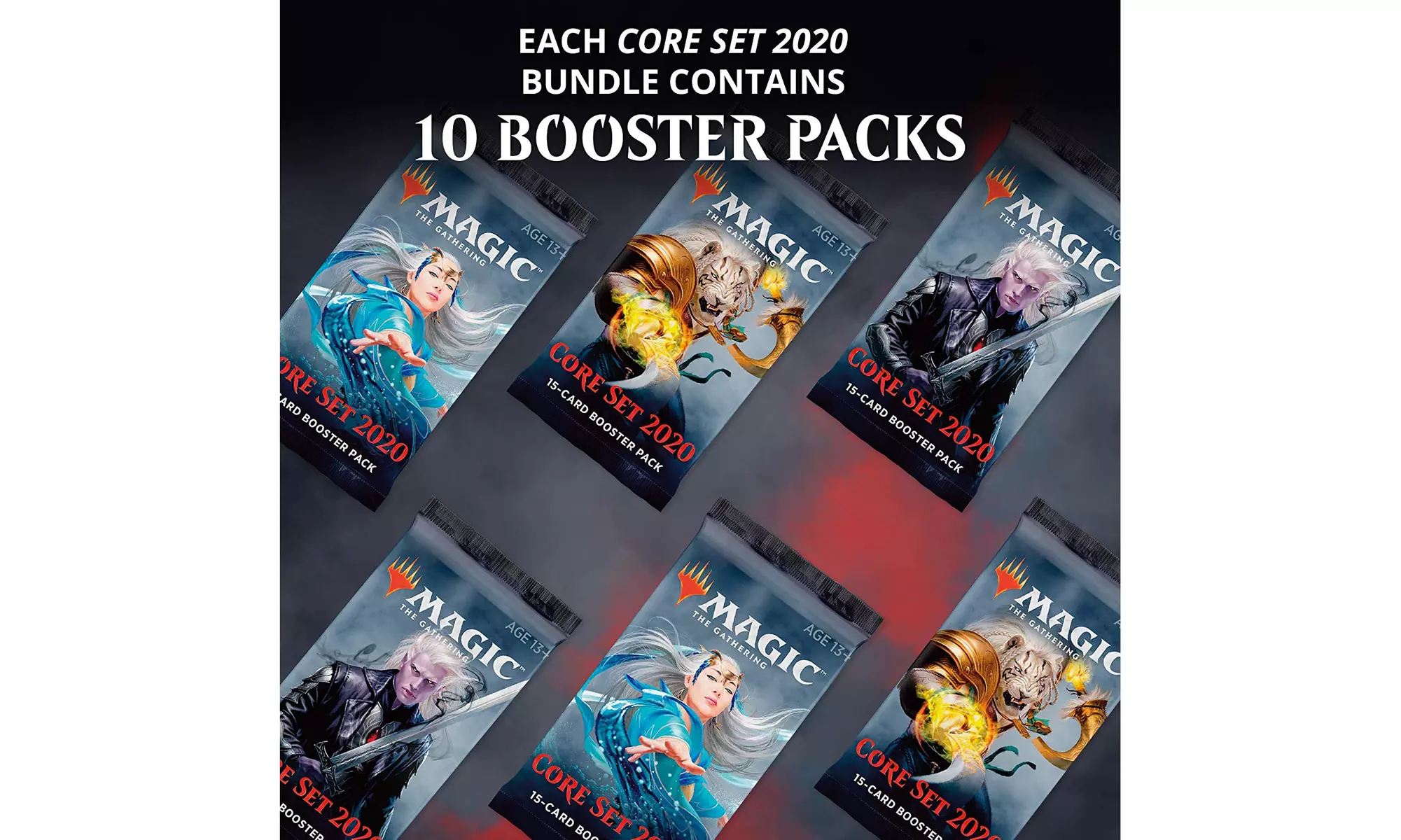 Magic: The Gathering Core Set 2020 (M20) Bundle 10 Booster Packs  - Second Medium