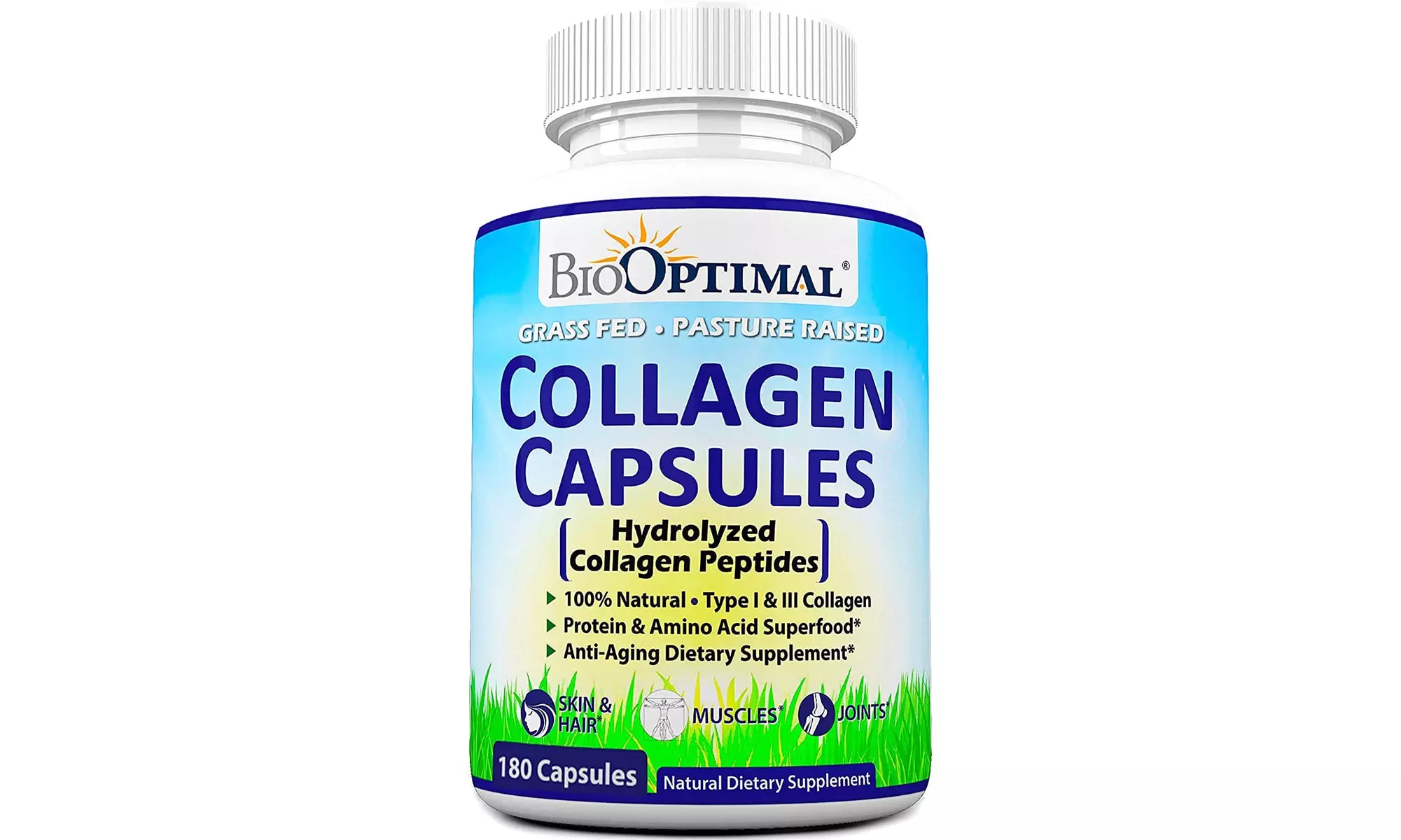 BioOptimal Collagen Pills Supplement for 180 Capsules-2 Pack - Second Medium