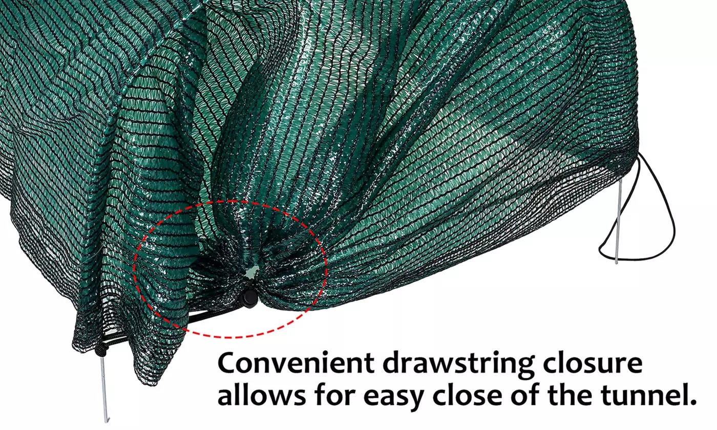 SixtyShadesofGrey Two-in-One Portable Greenhouse Tunnel Shade Net