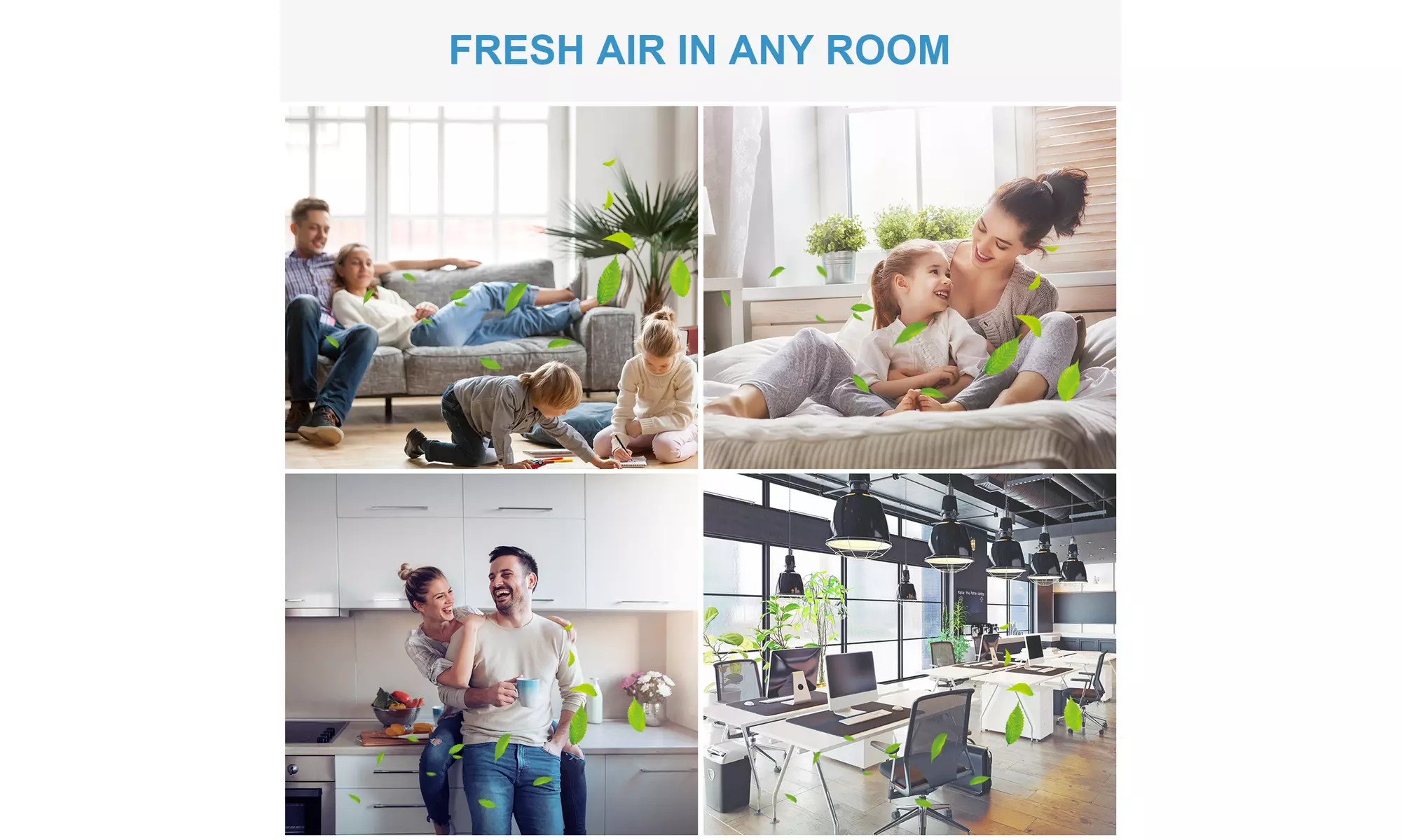 AZEUS High CADR Air Purifier, up to 376ft2, Quiet, Ozone-Free 