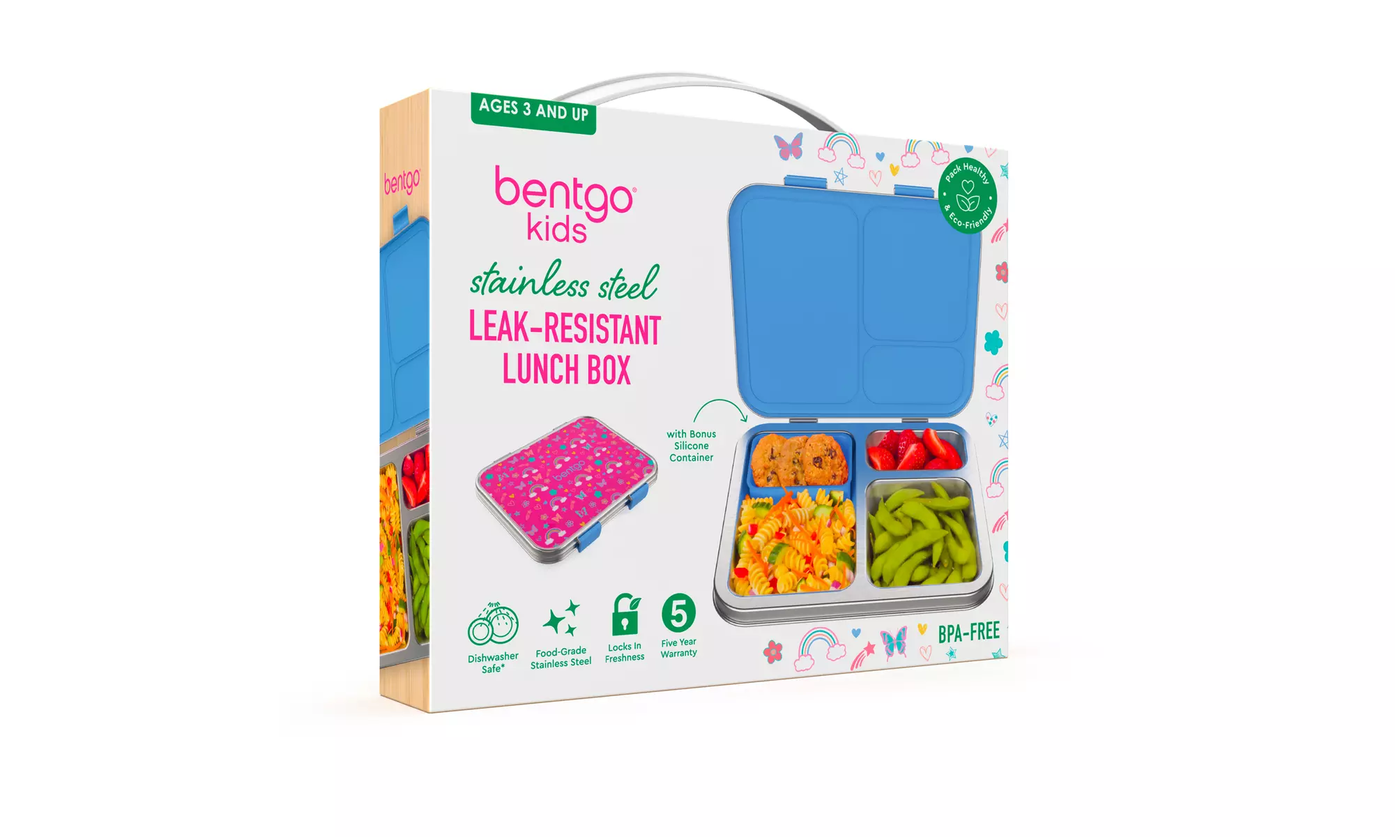 Bentgo Kids Stainless Steel Leak-Resistant Lunch Box