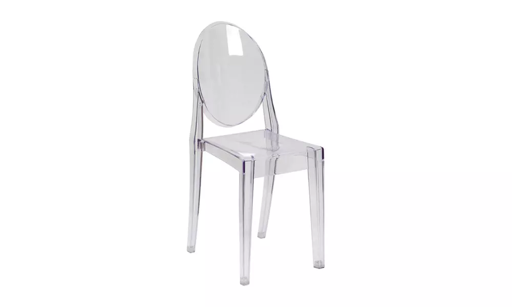 Ghost Side Chair in Transparent Crystal -FH-111-APC-CLR-GG - Primary Image