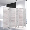 Image 5: Costway Classic 6 Panel Room Divider -Venetian Wooden Slat Home