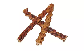 Braided Bully Sticks for Dogs (5