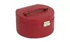 WOLF Heritage Round Jewelry Box with Travel Case