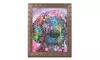 Dean Russo 'Purple Excitement' Ornate Framed Art