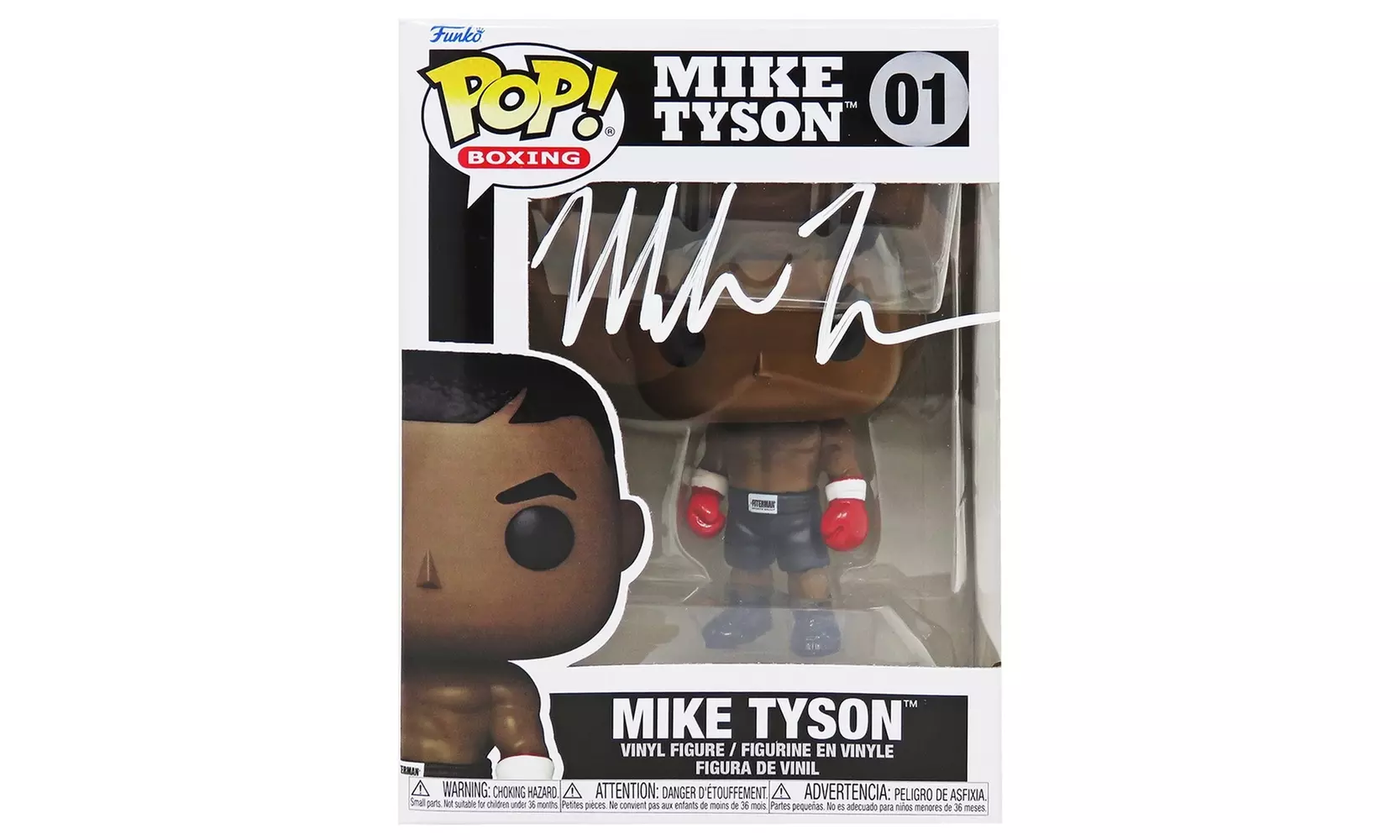 Mike Tyson Signed Boxing Funko Pop Doll #103 - Primary Image