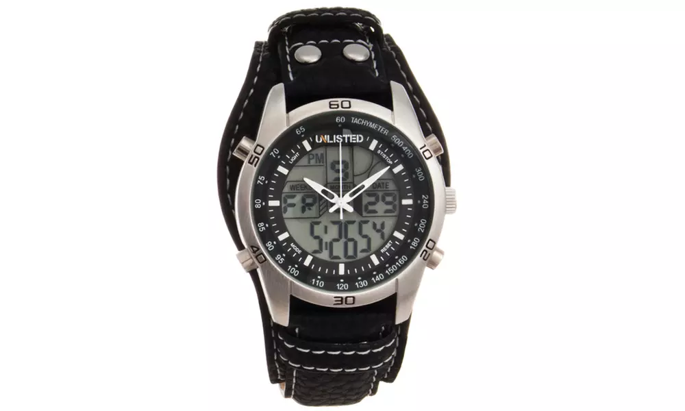 Unlisted by Kenneth Cole Men's Analog-digital Cuff Watch - Primary Image