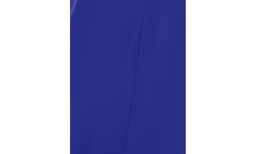 Image 4: Woven V Neck Top Short Sleeve Span Shirts Blouse