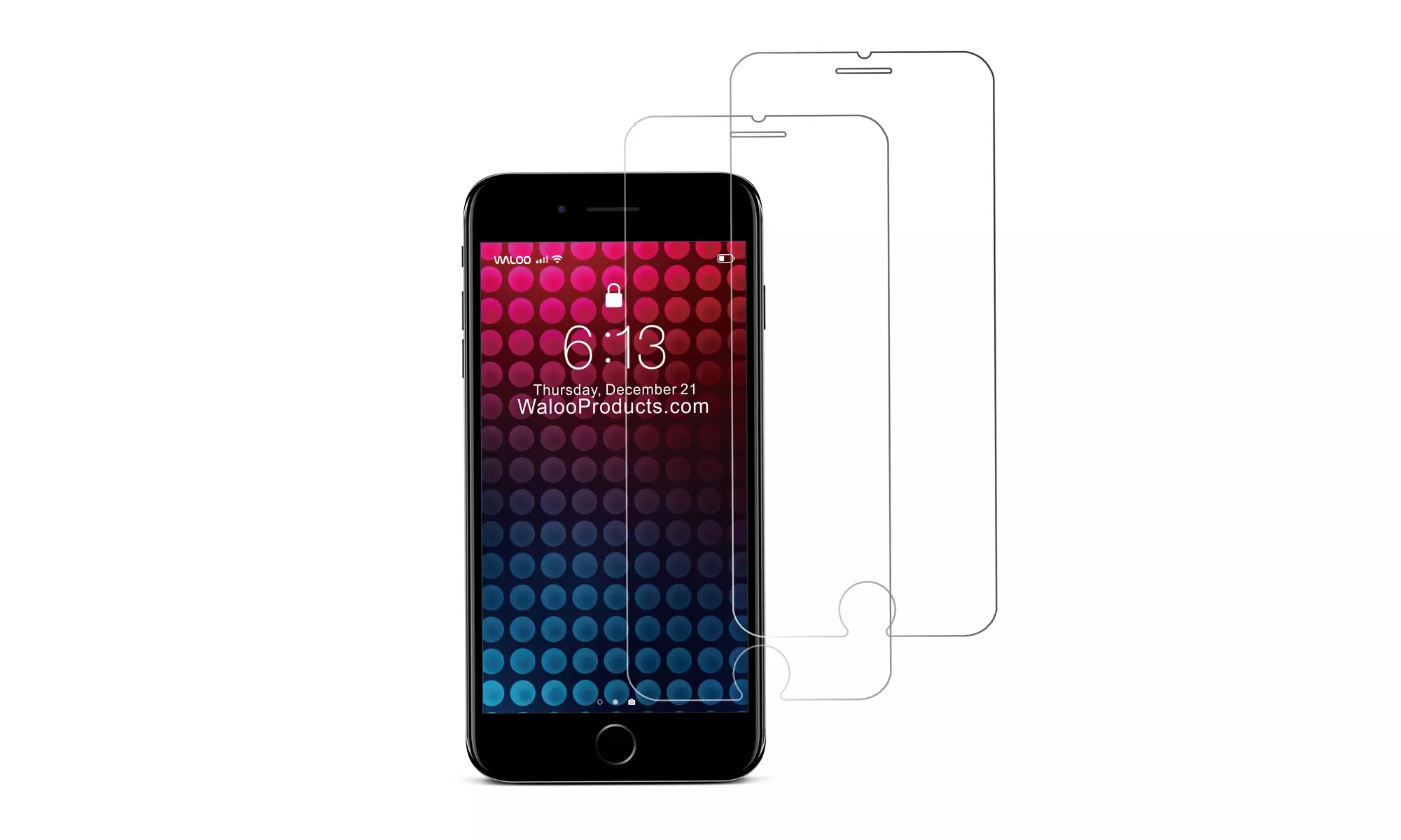 Waloo Privacy or Blue Light Tempered Glass Screen Protector for iPhone