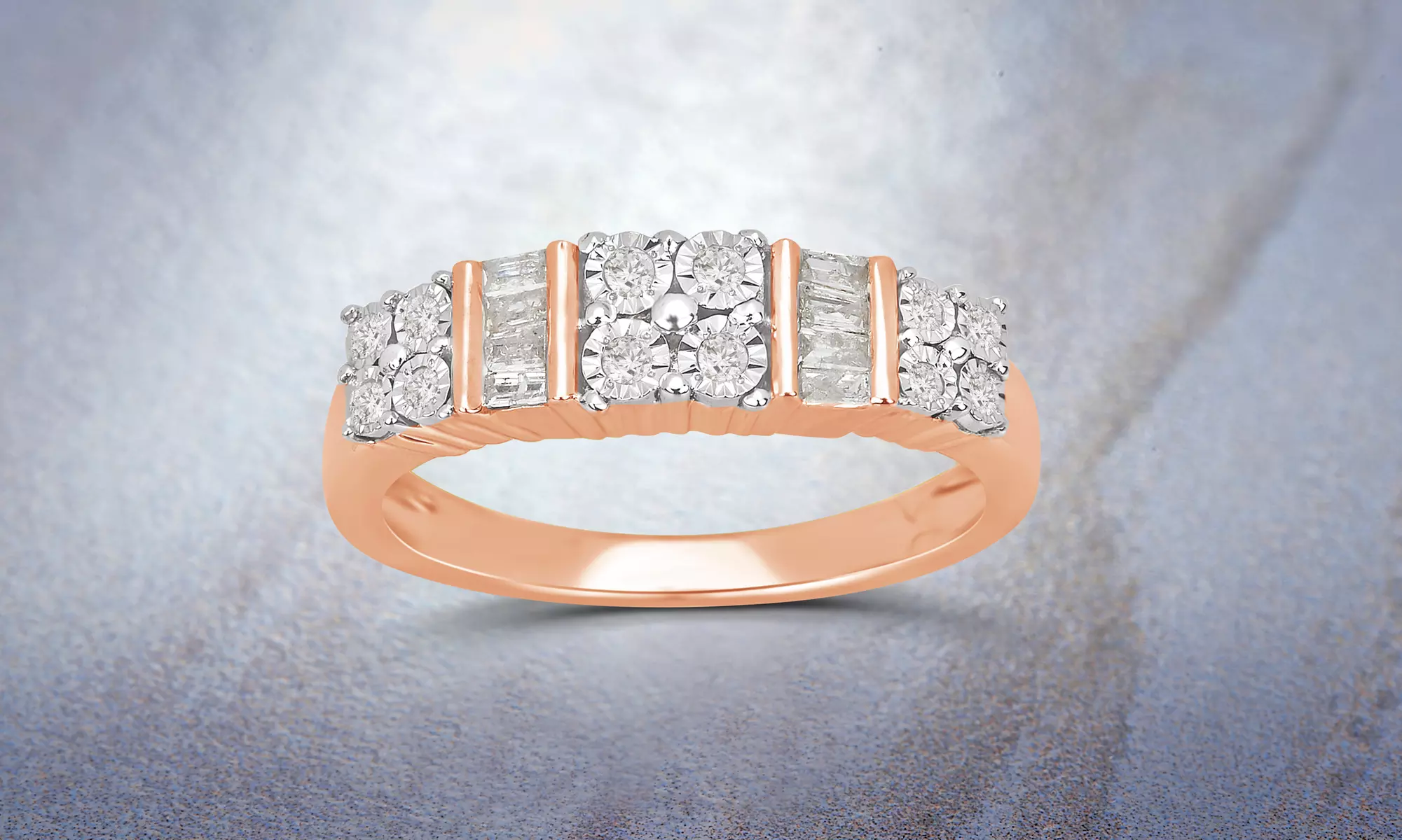 1/4 CTTW Diamond Fashion Band in Sterling Silver By DiamondMuse