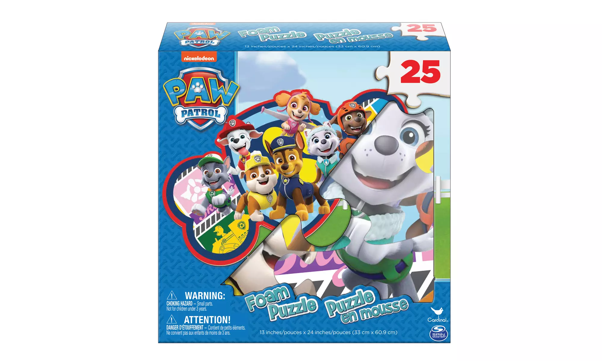 25-Piece PAW Patrol Foam Puzzle Mat , 25 x 13 inches - Second Medium