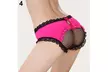 Women's Sexy Lace Mesh Bowknot Briefs Thongs Panties Knickers Lingerie Underwear - Second Medium