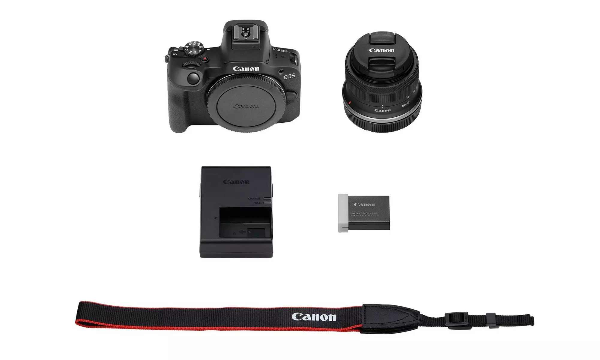 Canon EOS R100 4K Video Mirrorless Camera with RF-S 18-45mm Lens - Second Medium