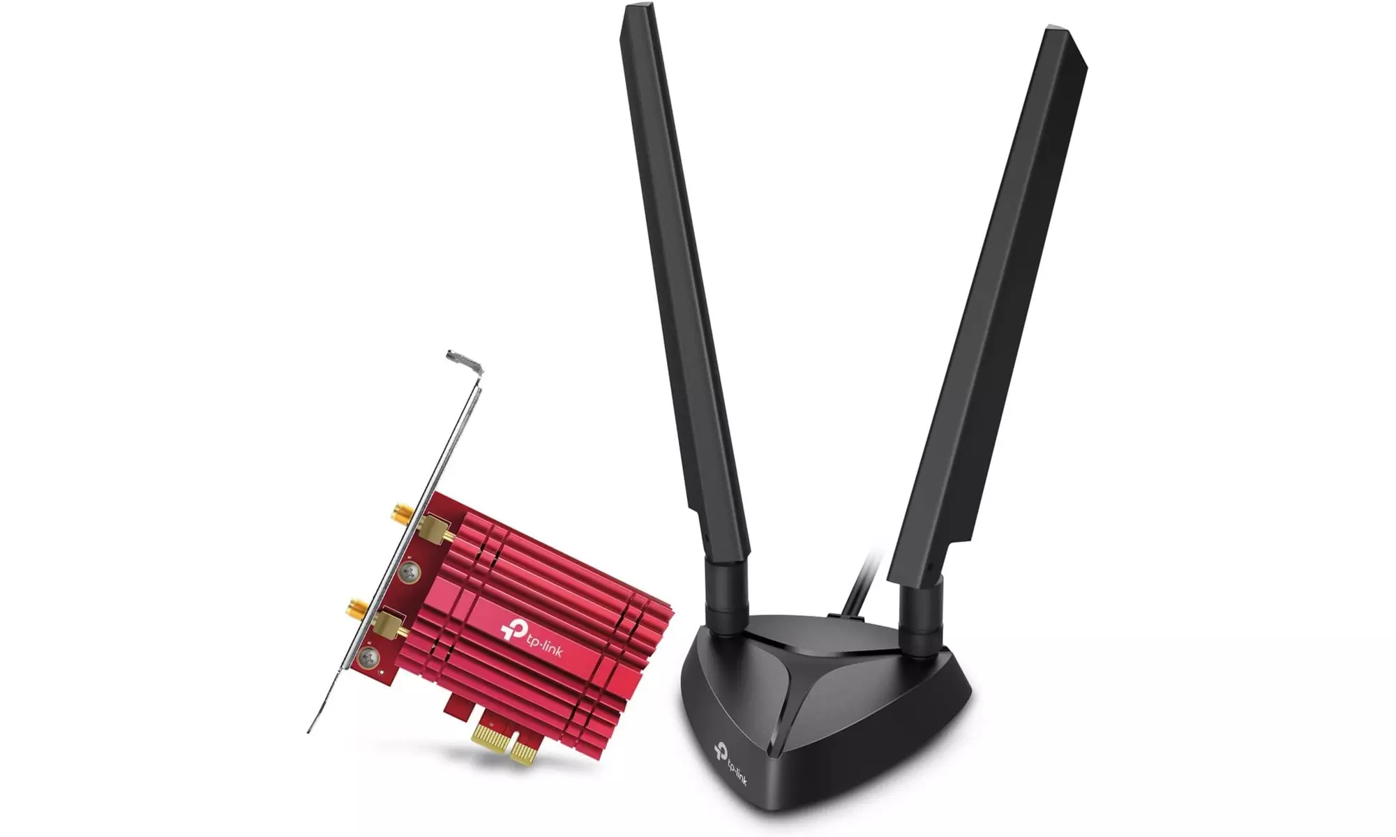 TP-Link WiFi 6E AXE5400 PCIe WiFi Card (TXE75E) Windows 10 64bit (Black) - New - Primary Image