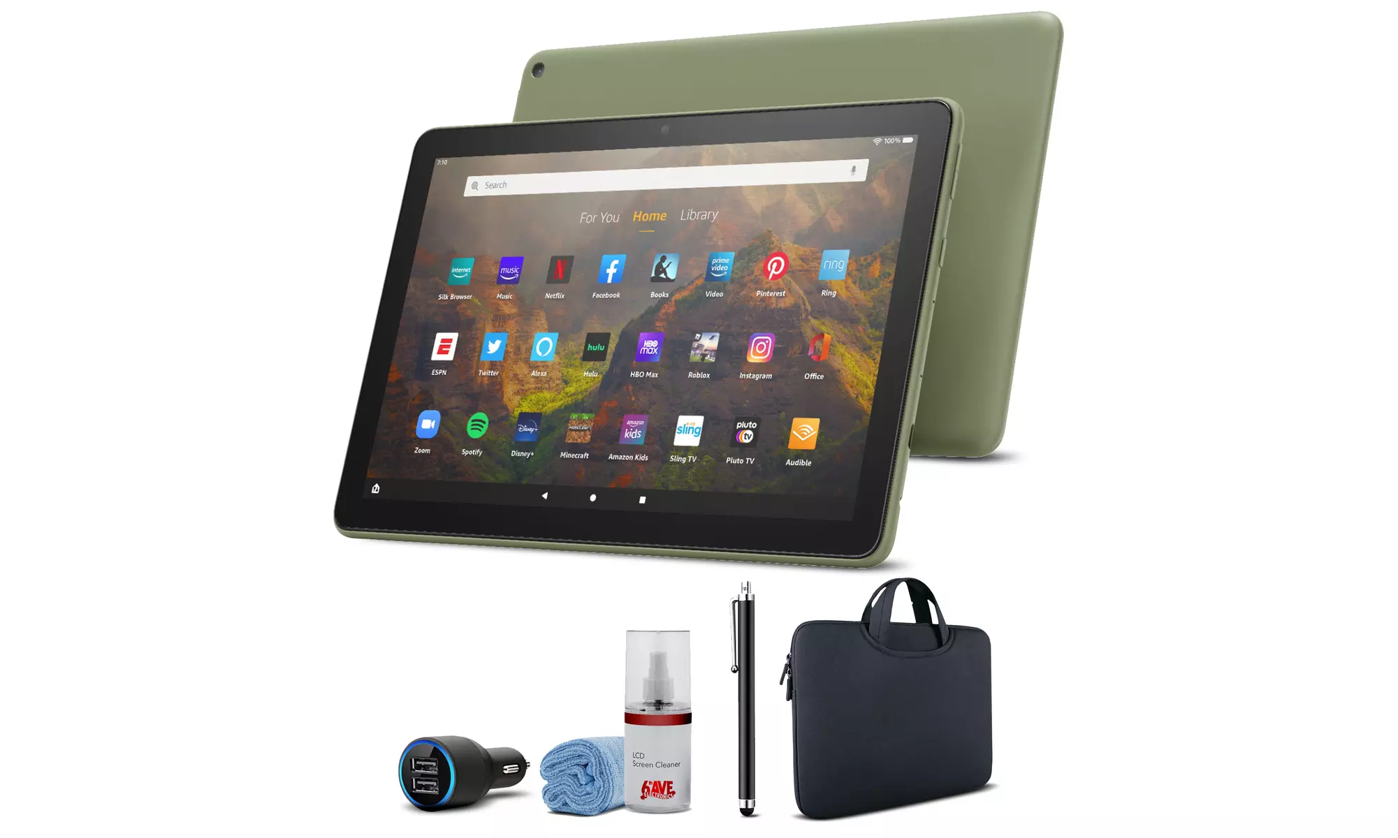Fire HD 10 32GB 10.1" Tablet (2021) with Basic Accessories