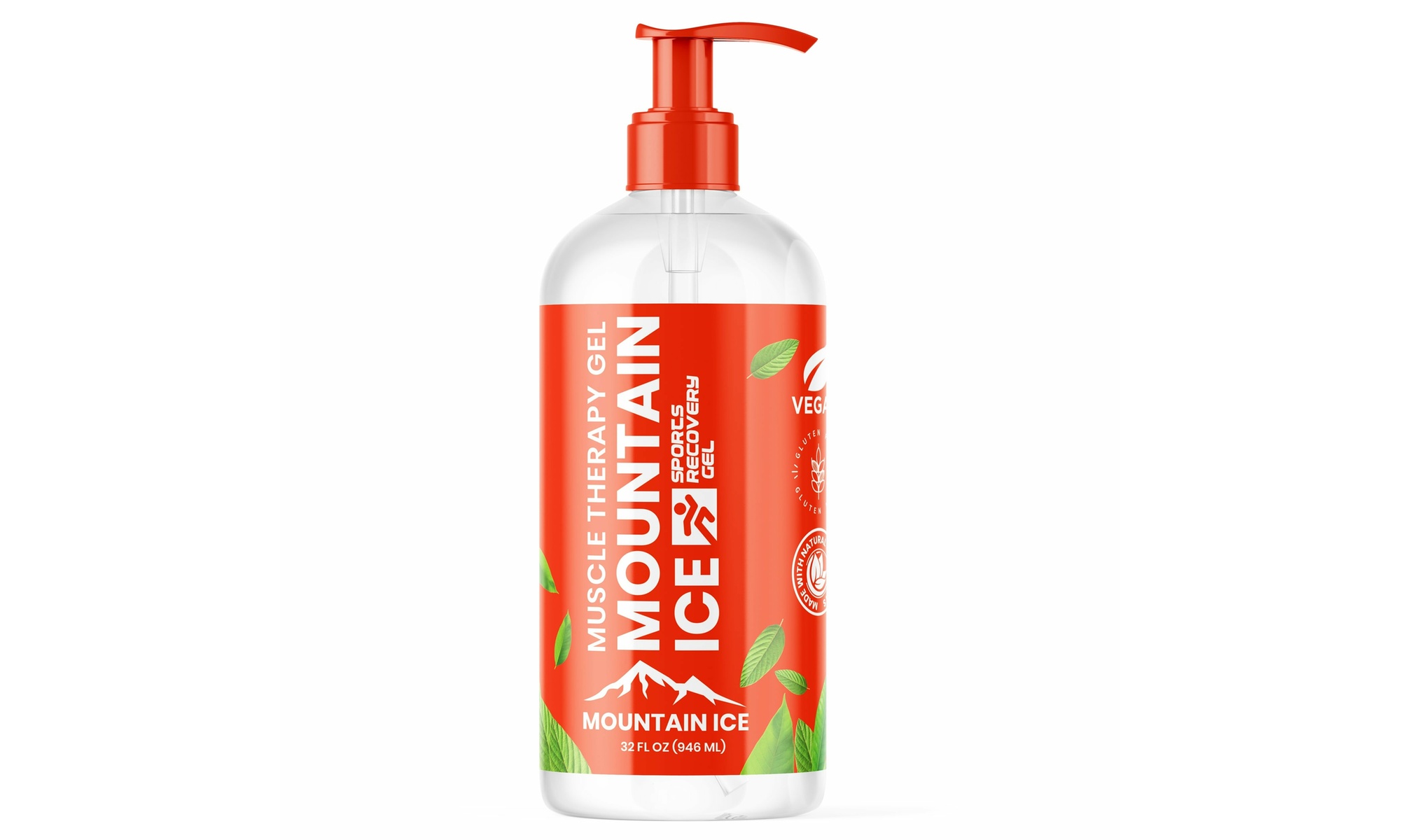Mountain Ice Sports Recovery Muscle Therapy Gel 32 oz. Pump