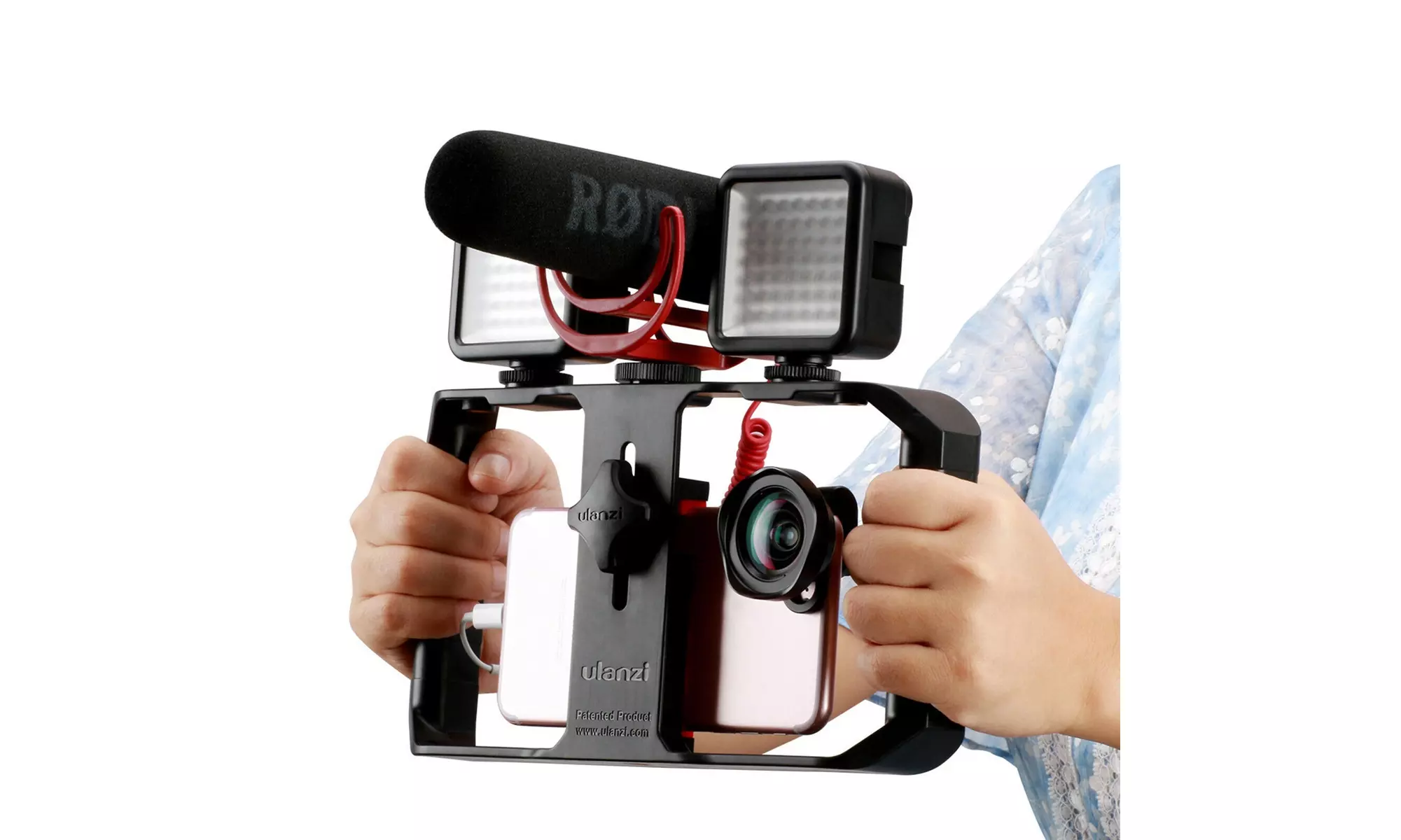 Video Rig Pro Film Making Case Smartphone Video Stabilizer - Primary Image