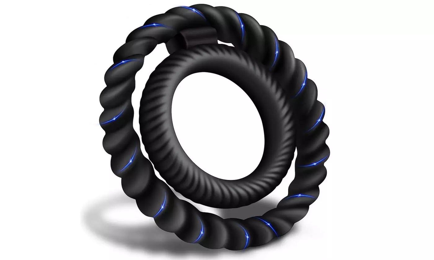Adults Silicone Penis C-Ring Sex toys Longer Harder Stronger 