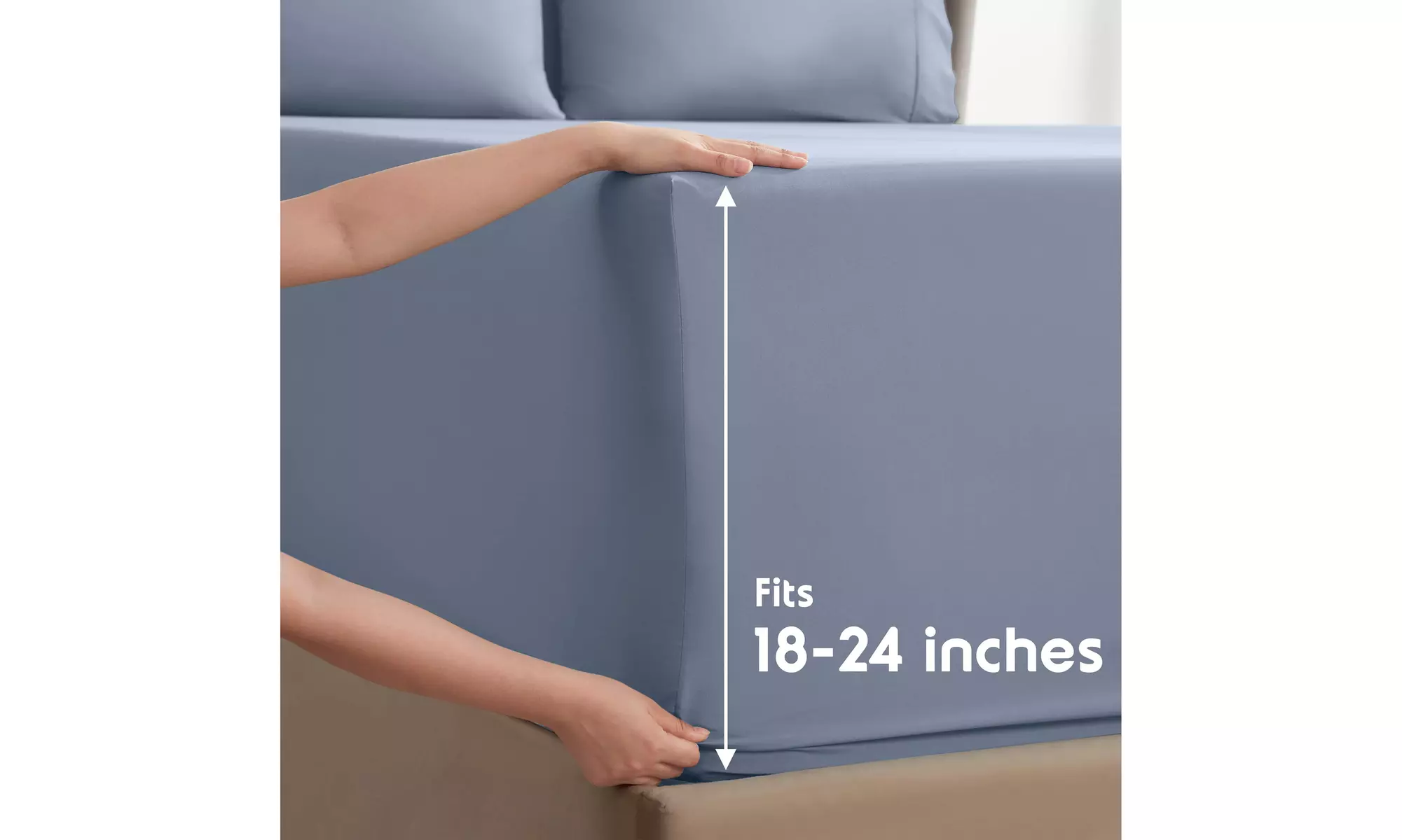 Nestl Split King Extra Soft Microfiber Deep Pocket Bed Sheet Set - 5 Piece