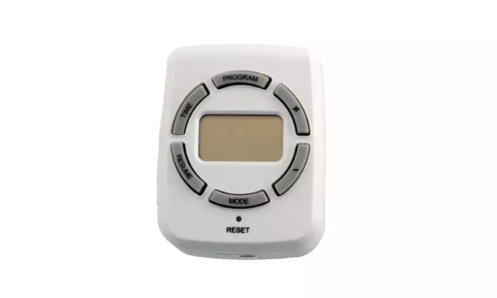7 Day Digital Programmable Electrical Timer (3-Prong) - Primary Image