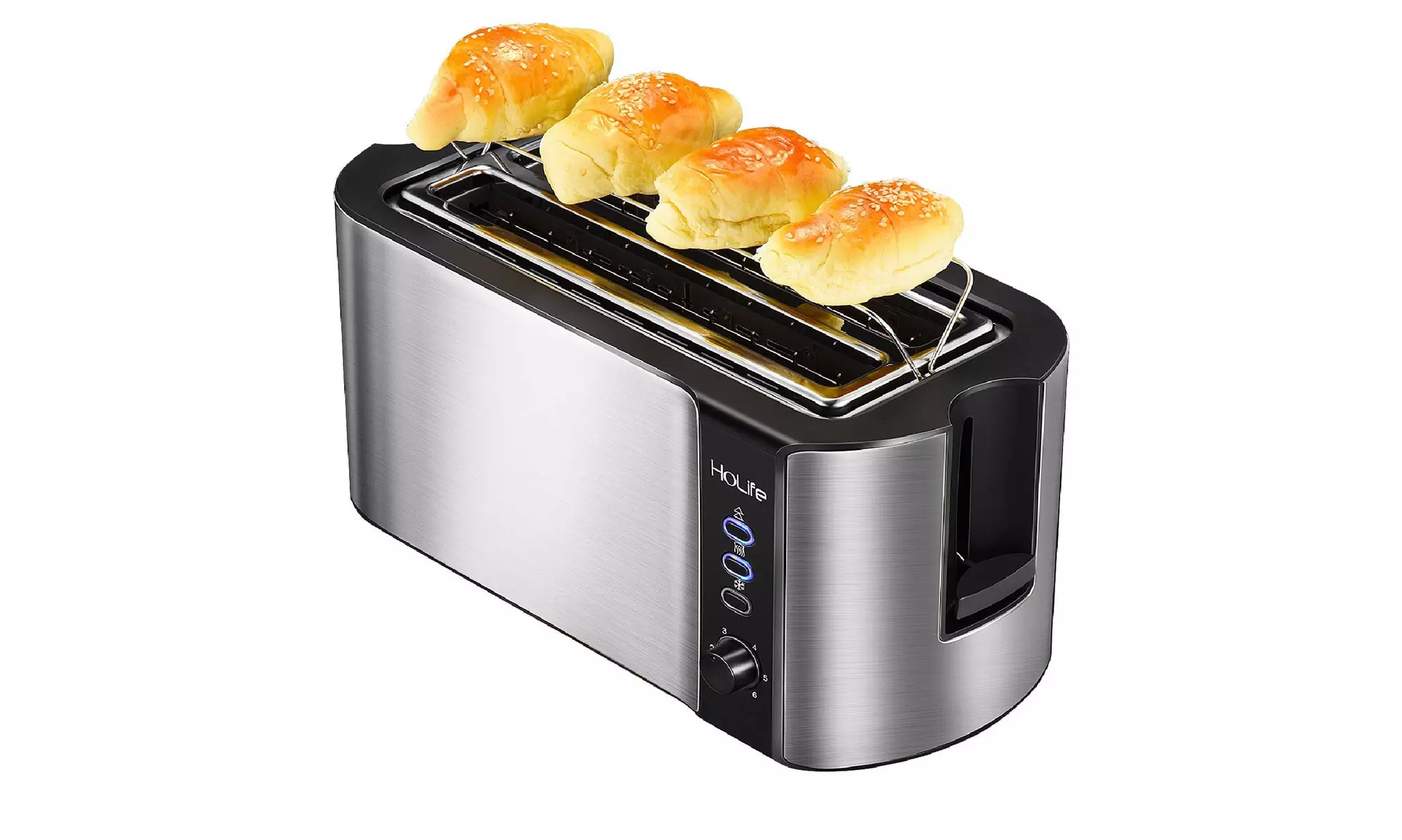 HoLife 4 Slice Long Slot Toaster Best Rated Prime - Primary Image