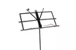 Glarry Handy Portable Adjustable Folding Music Stand with Bag Black - Second Medium