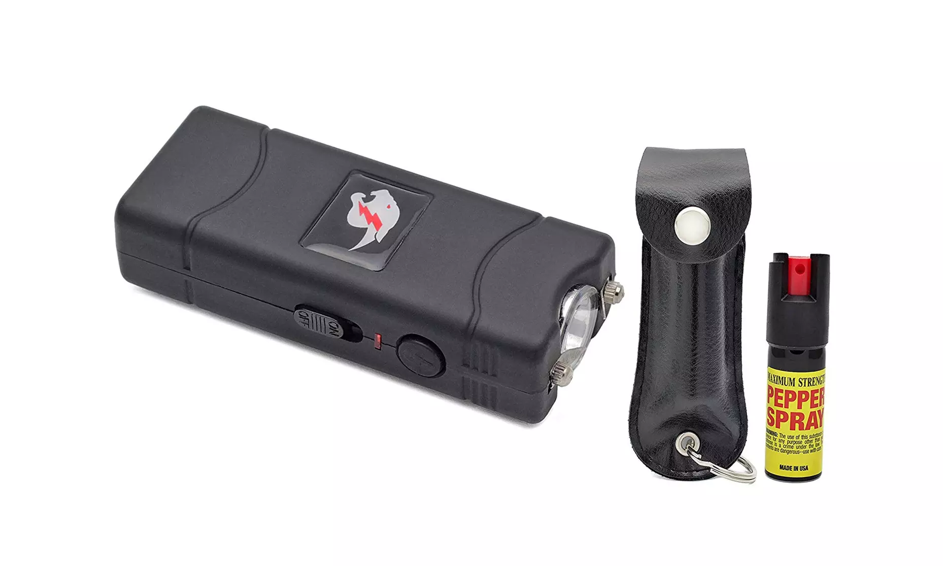 Self Defense Stun Gun and Pepper Spray Combo (Assorted Colors) - Primary Image