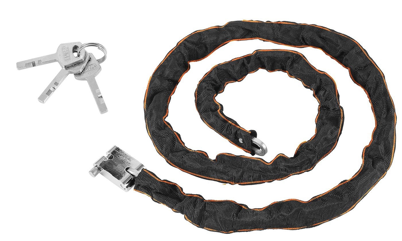 iMounTEK 6FT Heavy-Duty Bike Chain Lock Anti-Theft Bicycle Lock with 3 Keys