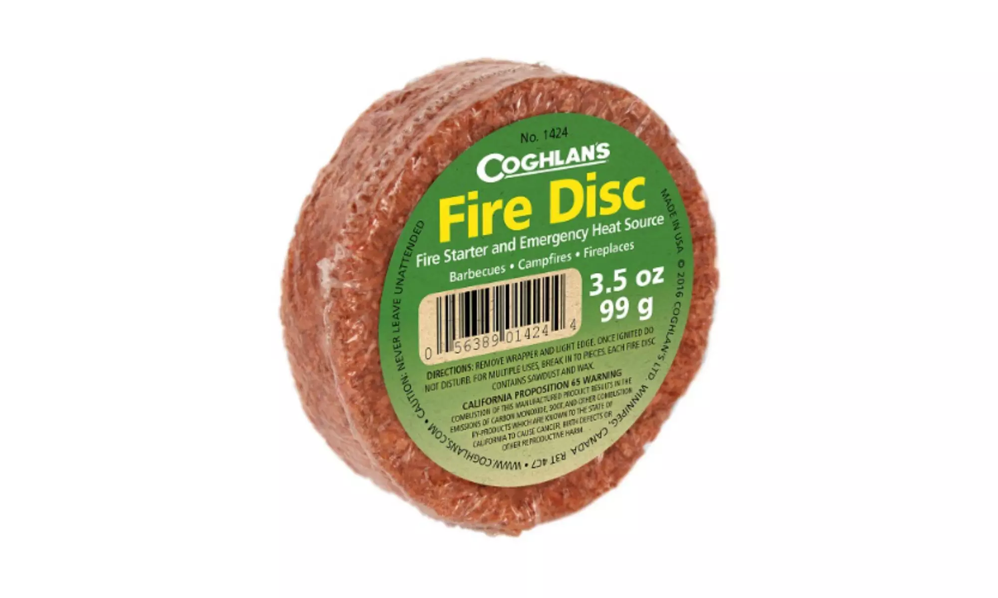 Coghlans Fire Disc Fire Starter (24 Pack) - Primary Image